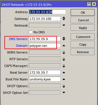 В настройках DHCP указываю кто в сети является DNS сервисом