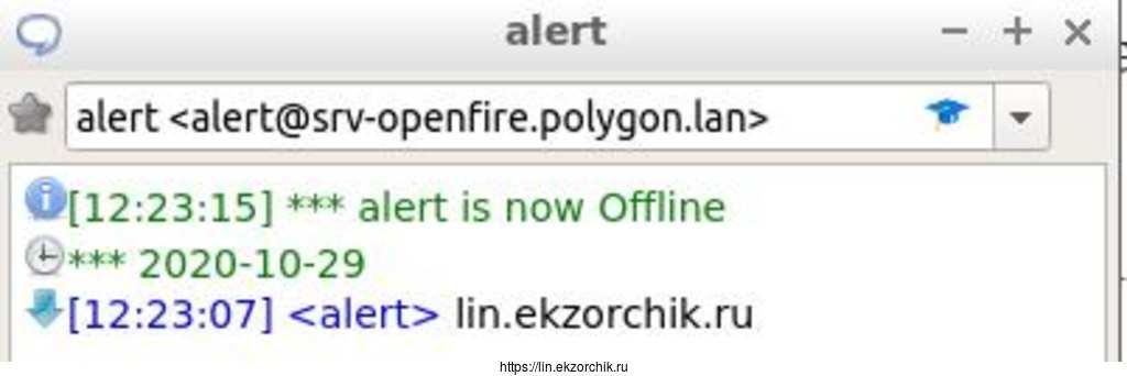 Отправленный текст сообщения