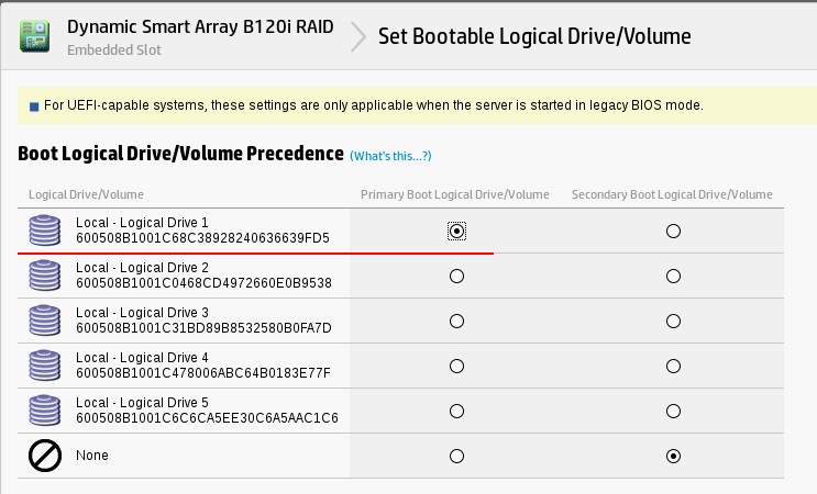 Сперва узнаю Drive Unique ID диска SSD и затем отмечаю его