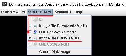 Монтирую скачанный образ proxmox-backup-server_2.1-1.iso