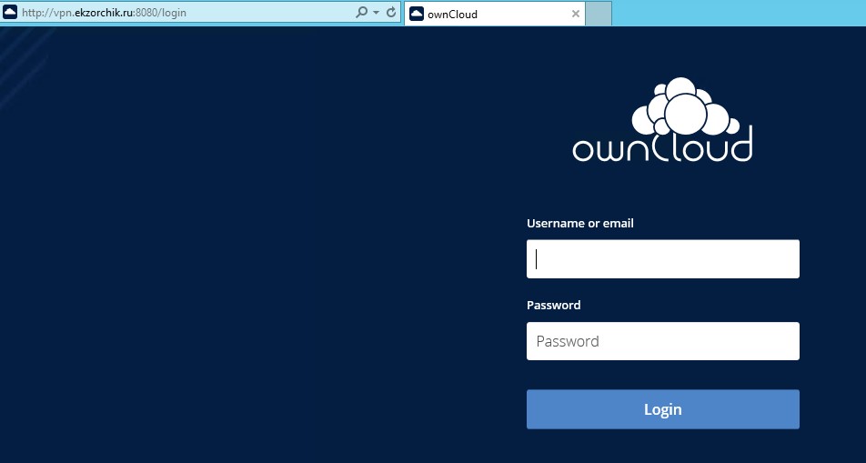 OwnCloud через Docker Compose