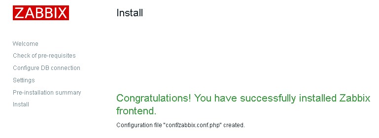 Zabbix 6.2 успешно установлен на Ubuntu 22.04 Server