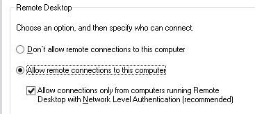 Доступ к серверу по RDP + NLA