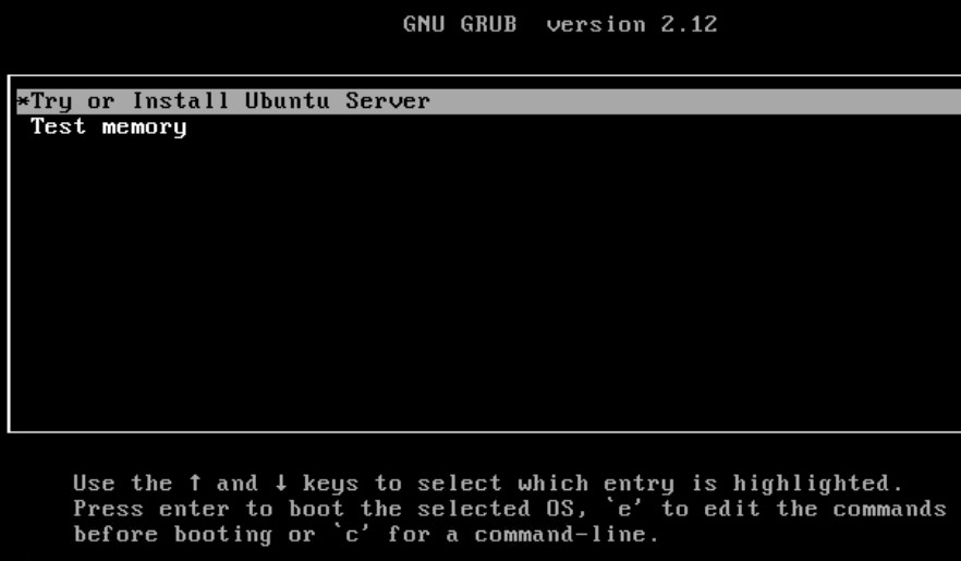 Выбираю "Try or Install Ubuntu Server" для Ubuntu 24.04 Server
